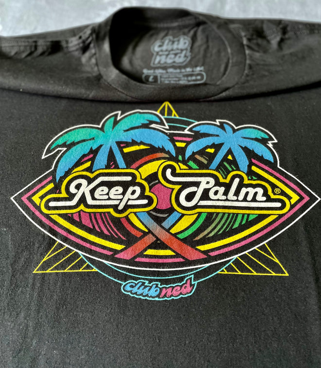 Load image into Gallery viewer, Keep Palm® T-Shirt in Black *SURF WASH SOFT*
