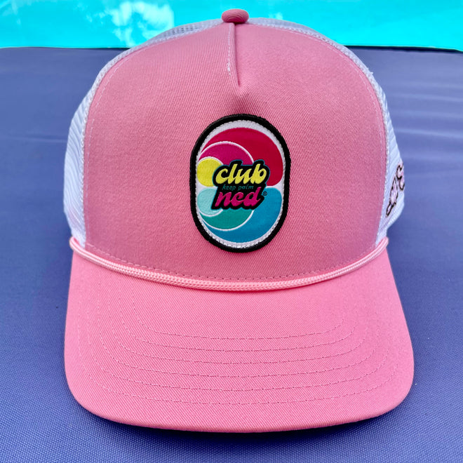 Load image into Gallery viewer, *NEW* Flamingo Pink Icon Trucker Hat
