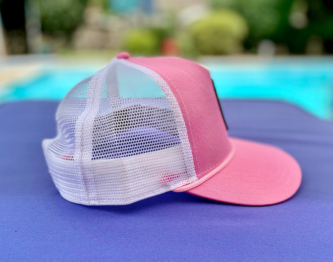 Load image into Gallery viewer, *NEW* Flamingo Pink Icon Trucker Hat
