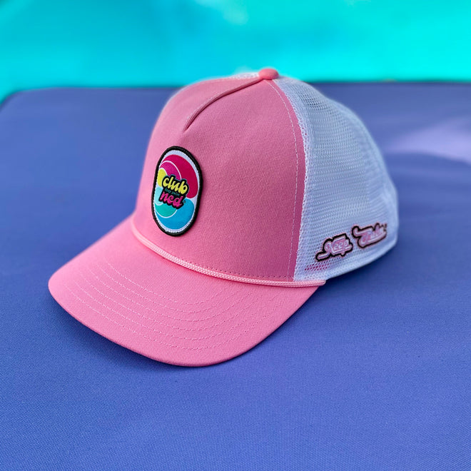 Load image into Gallery viewer, *NEW* Flamingo Pink Icon Trucker Hat
