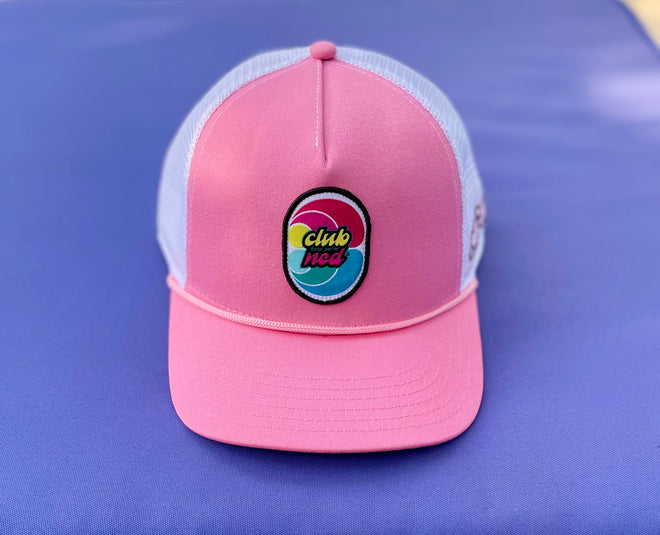 Load image into Gallery viewer, *NEW* Flamingo Pink Icon Trucker Hat
