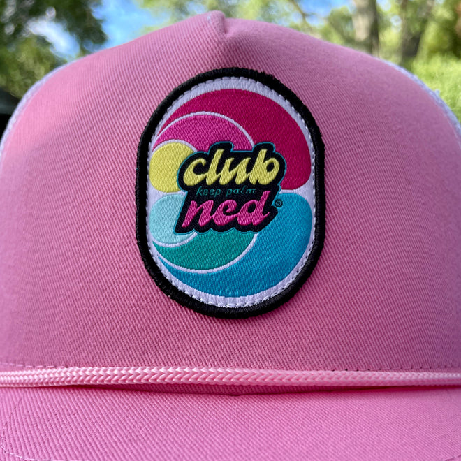 Load image into Gallery viewer, *NEW* Flamingo Pink Icon Trucker Hat
