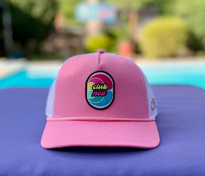 Load image into Gallery viewer, *NEW* Flamingo Pink Icon Trucker Hat
