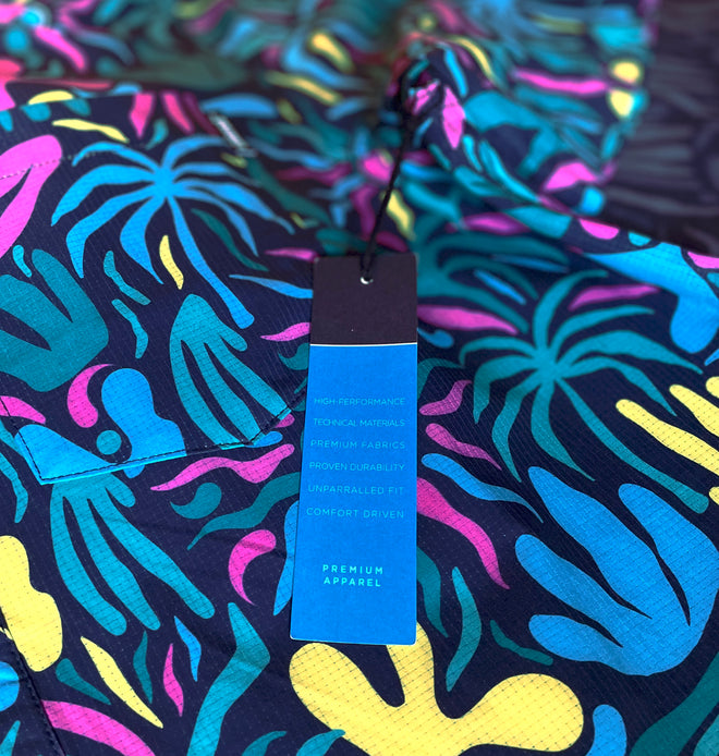 Load image into Gallery viewer, *NEW* Sunshine Palm Colorblast Surf Style Woven Shirt
